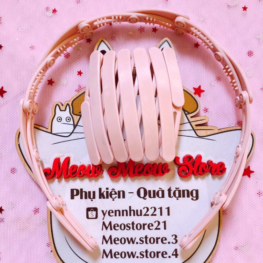 ❣️MeowMeowStore❣️ Cài Tóc Gấp Gọn Xinh Xắn Tiện Lợi, Bờm Tóc Gấp Gọn❣️ Ảnh MeowMeowStore❣️