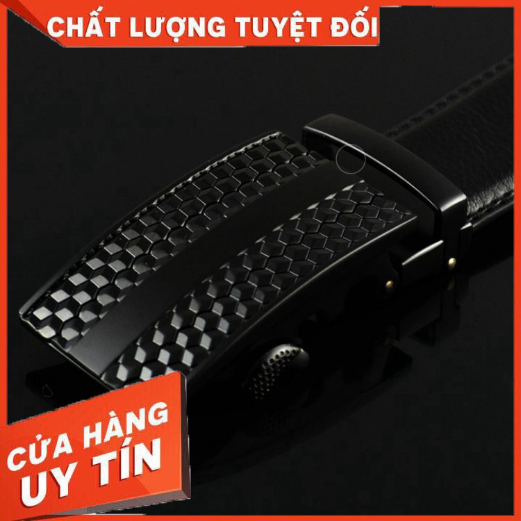 HÀNG NHẬP KHẨU - Thắt lưng nam da thật Anh Tho Leather - P101 màu đen - Hàng Nhập Khẩu 1000