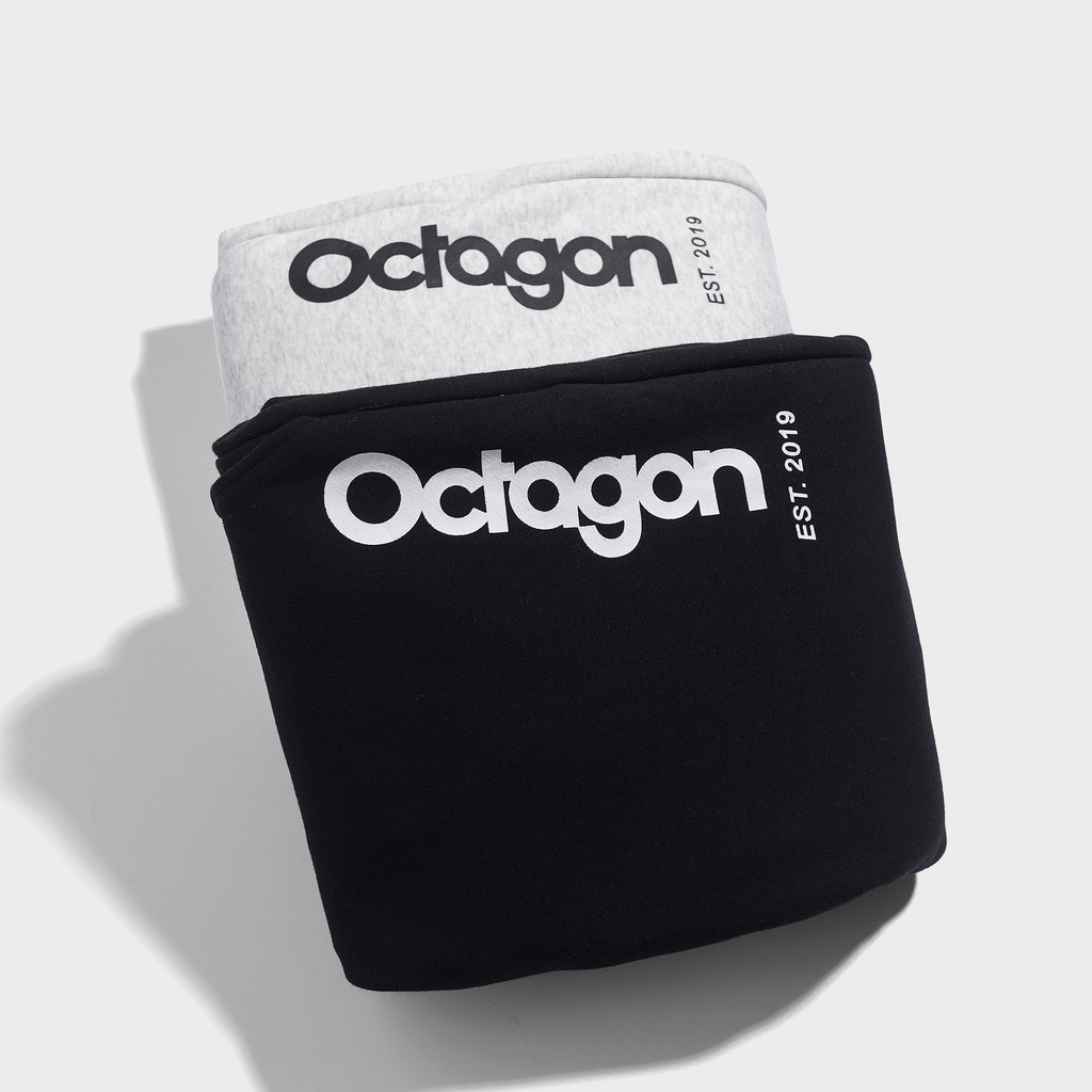 OCTAGON - Sweatpants Basic 2 In 1 - Quần dài ống bo - Màu xám