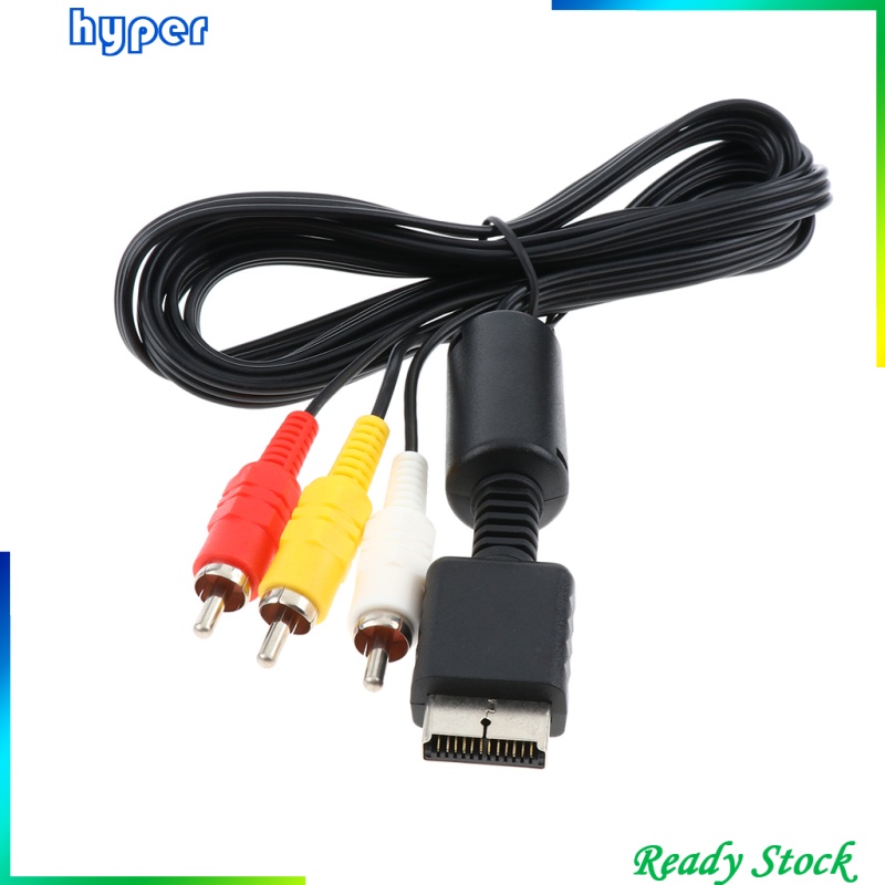 AV Composite Cable for Sony PS3/PS2/PS1 Audio Video Cord TV Adapter Wire 6ft