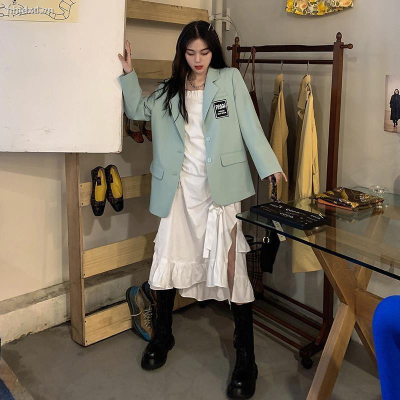 Bộ Áo Thun Dài Tay + Đầm Yếm Xinh Xắn Theo Phong Cách Hàn Quốc Dành Cho Nữ 2020 | BigBuy360 - bigbuy360.vn