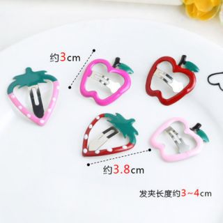 Kẹp tóc hoa quả