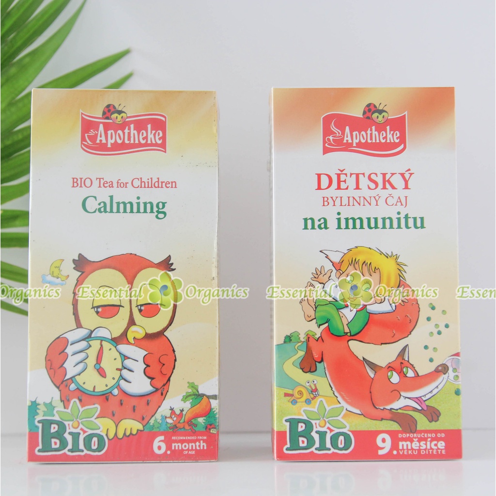 TRÀ THẢO MỘC HỮU CƠ GIÚP NGỦ NGON VÀ HỖ TRỢ TIÊU HÓA CHO BÉ TỪ 6 THÁNG (20g x 1.5g) - Organic Good Night Tea