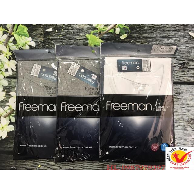 giá tem cty 129k- SALE 102k-MS:TSF 311 (Freeman)[hình thật+clip]ÁO LÓT NAM COTTON 4 CHIỀU