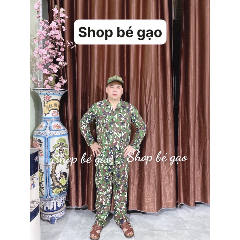 Mua Quần áo Bảo Hộ Lao Động , Bộ Bảo Hộ Lao Động Màu Rằn Ri Vải Kaki ...