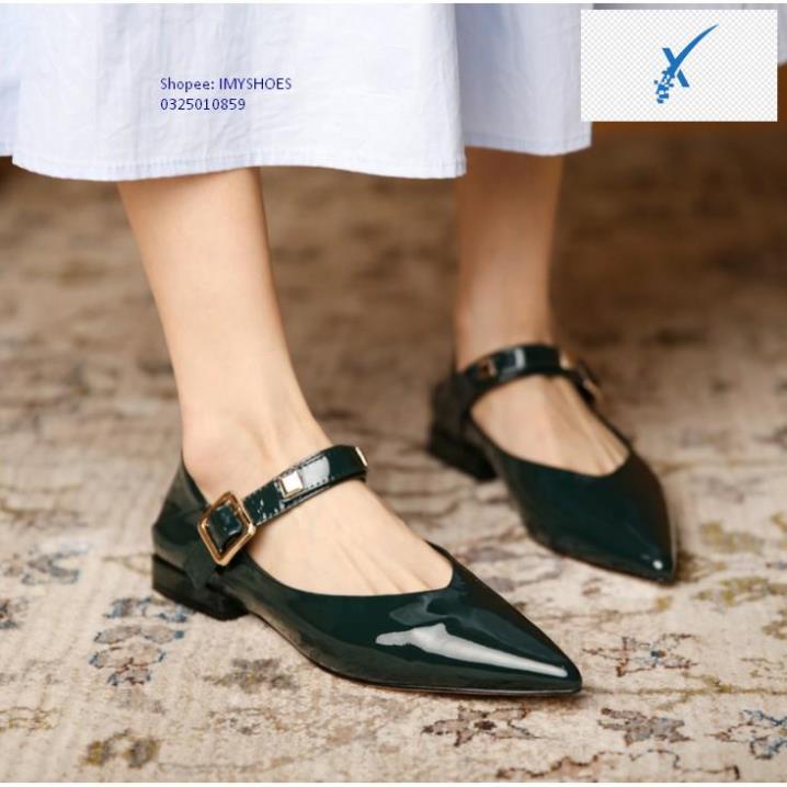 GIÀY BỆT QUAI NGANG DA BÓNG PHONG CÁCH MARY JANE - GIÀY IMYSHOES