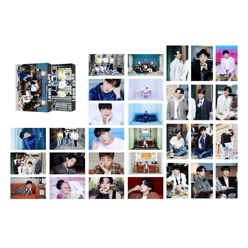 7 Mẫu Lomo Card BTS Thần Tượng Âm Nhạc Mới Nhất 2021