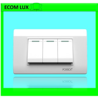 Công Tắc Điện Âm Tường Sang Trọng Tiện Lợi Màu trắng Ecomlux