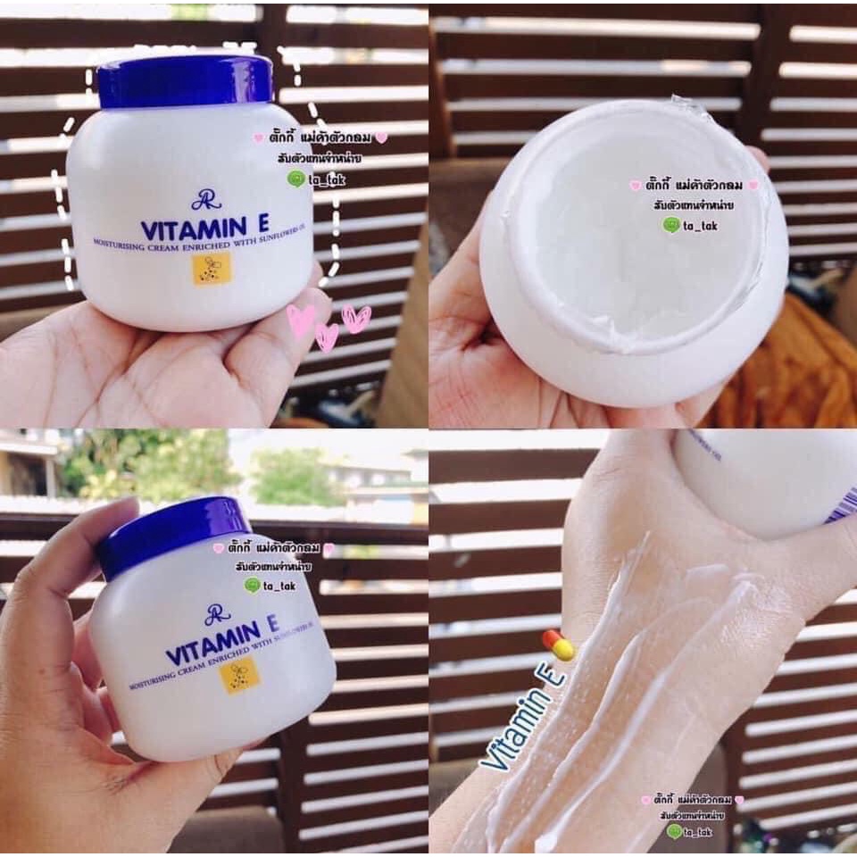 Kem Dưỡng Ẩm Body &amp; Face Vitamin E Aron Thái Lan