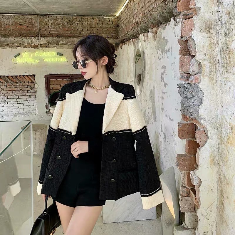ORDER - Blazer dạ tweed mix màu siêu trendy - Ảnh cuối là ảnh thật