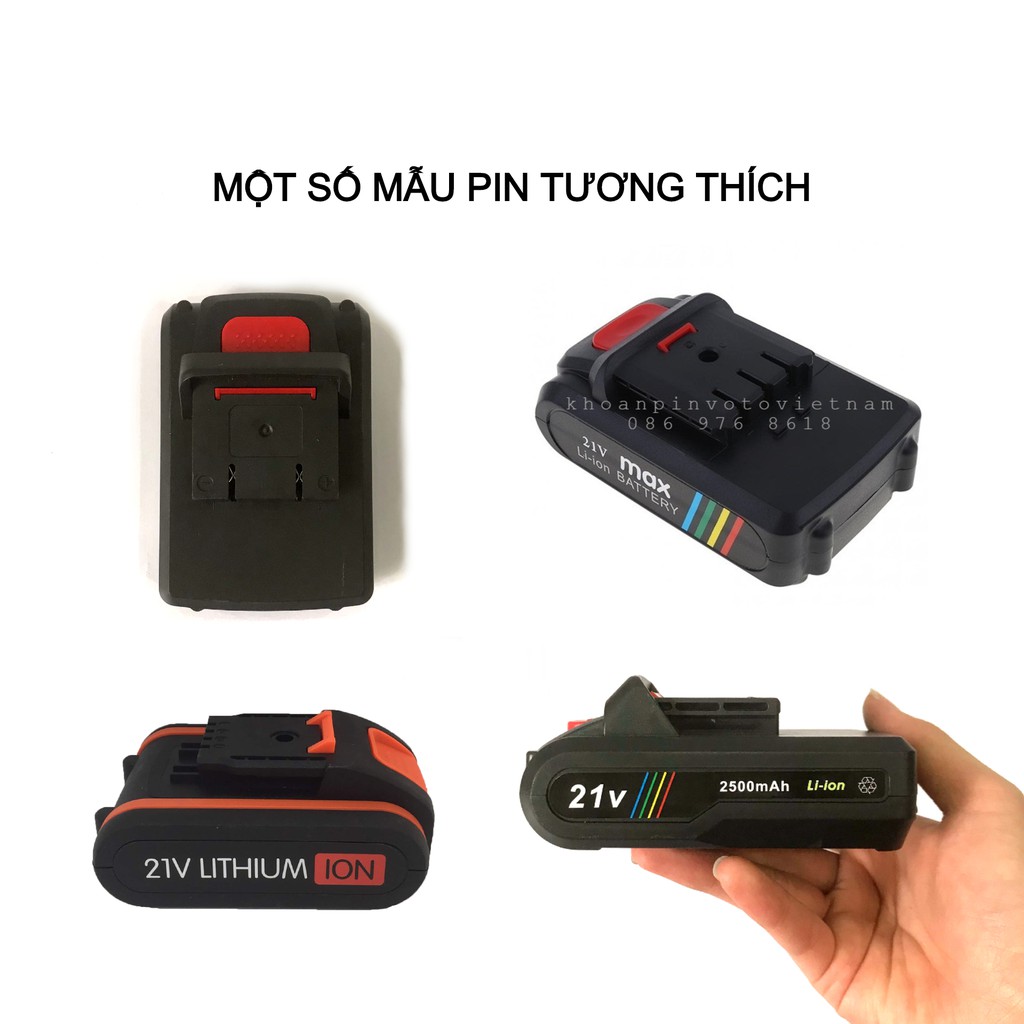 Sạc pin 21v VOTO dùng cho máy khoan pin bắt vít 21v 5s
