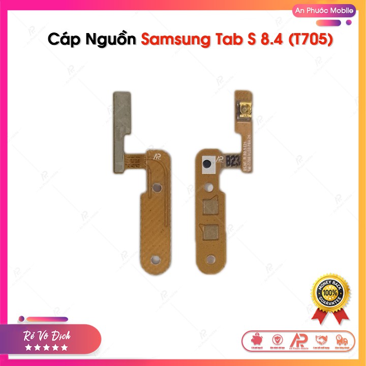Cáp Phím Nguồn Samsung Tab S T705 8.4 inch - Dây cáp nút nguồn máy tính bảng Zin tháo máy