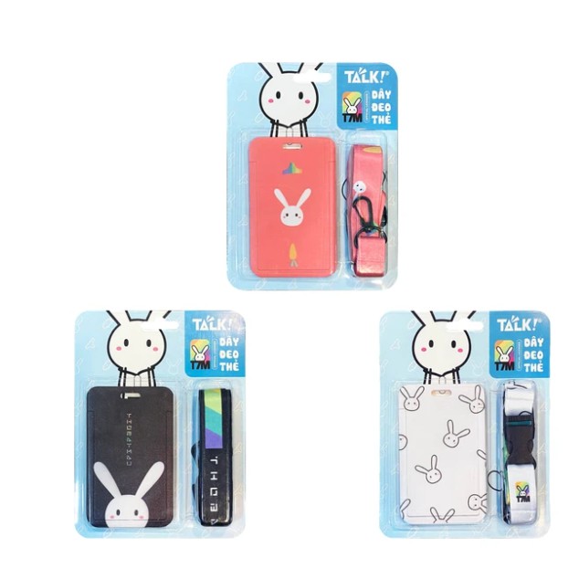 Dây Đeo Thẻ Thỏ Bảy Màu