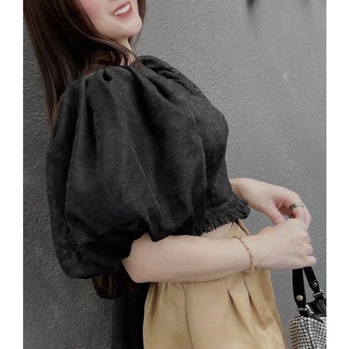 SET ÁO YẾM ĐEN KÈM SHORT NUDE