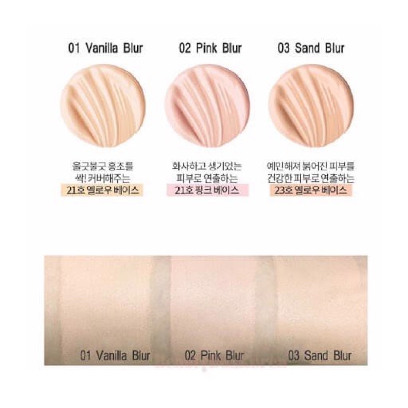 Phấn nước Holika Holika Holi Pop Blur Lasting Cushion, chống nắng SPF50+ PA+++ | BigBuy360 - bigbuy360.vn
