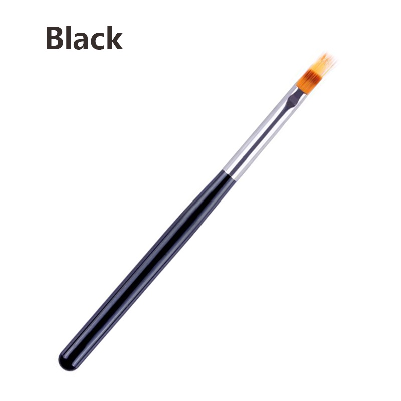 Cọ vẽ trang trí móng BORN PRETTY có tay cầm bằng gỗ màu đỏ đen