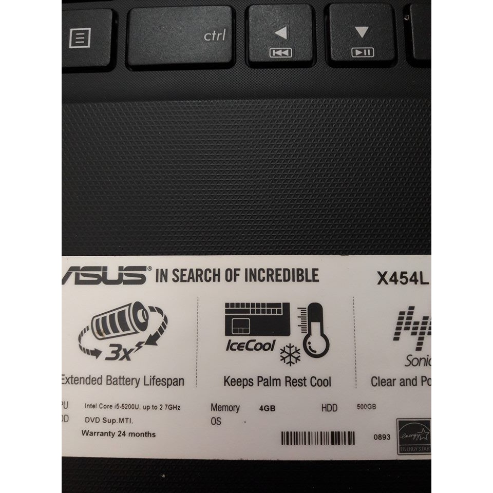 Laptop Asus X454L / Core i5 5200U - 2016 | BigBuy360 - bigbuy360.vn