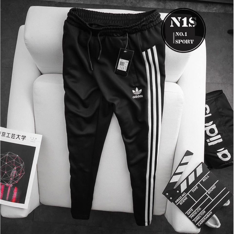 Hàng Xuất - Quần Jogger AIDAS 3 sọc ống suông | BigBuy360 - bigbuy360.vn
