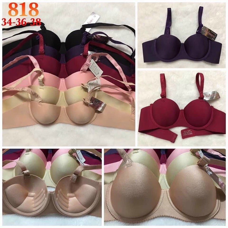Áo Lót Su Quả Ngang Có Gọng bàn Tay Nâng Ngực Đẹp cup A D'LAVENDER LVD 23