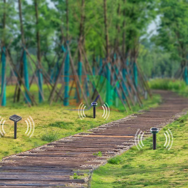 Dụng cụ rung đuổi chuột, Máy đuổi loài gặm nhấm trong đất MOU-MT Dùng Năng lượng mặt trời