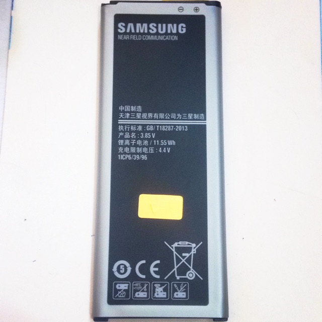 Pin samsung NoTe 4 2 sim xịn(model:n916)