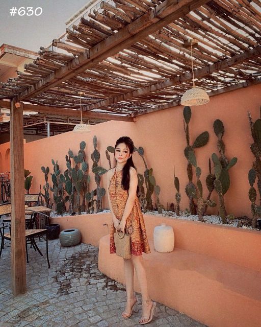 Đầm yếm thổ cẩm (có ảnh thật)