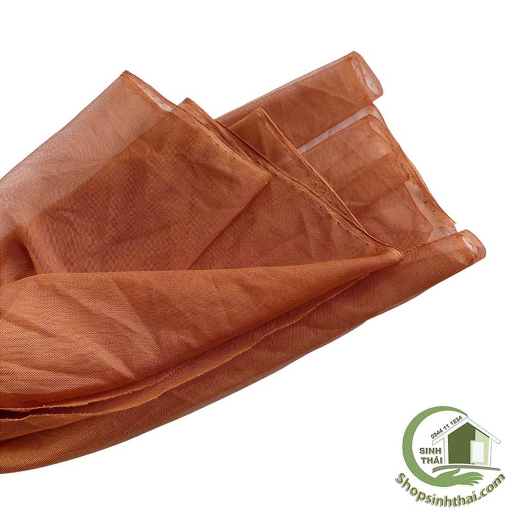 Vải voan màu nâu