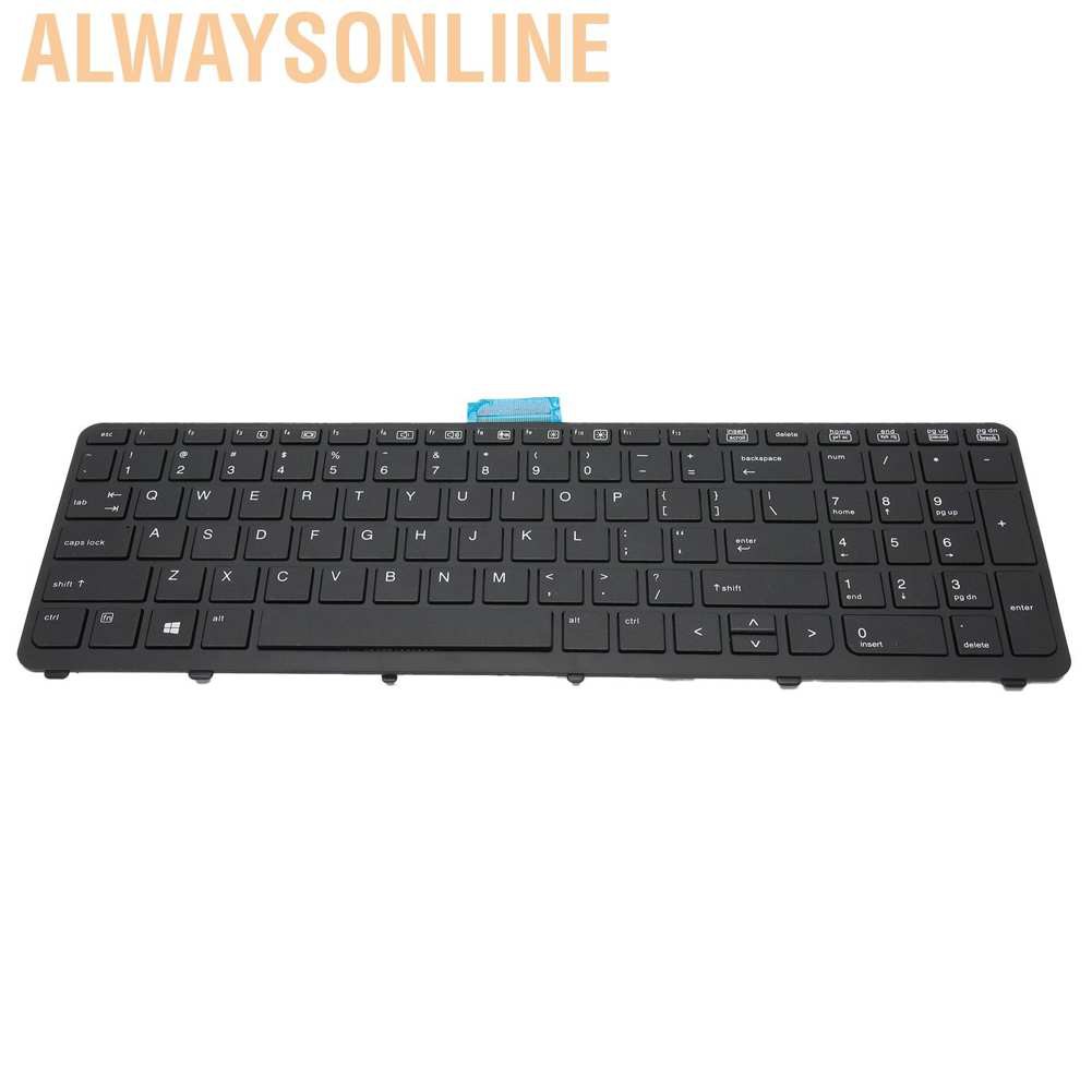 Bàn Phím Alwaysonline Siêu Mỏng Cho Laptop Hp Zbook 15 G1 G2 17 15-p000 15-p008au 15-p030nr Us