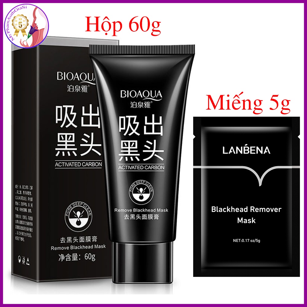 Mặt nạ Lanbena lột mụn than tre than tre hoạt tính 5g – Nội Địa Trung ( một gói )