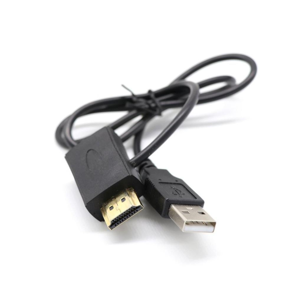 Bộ chuyển đổi bộ sạc đầu nối Adpter 1.4 Male sang USB 2.0 tương thích với HDMI