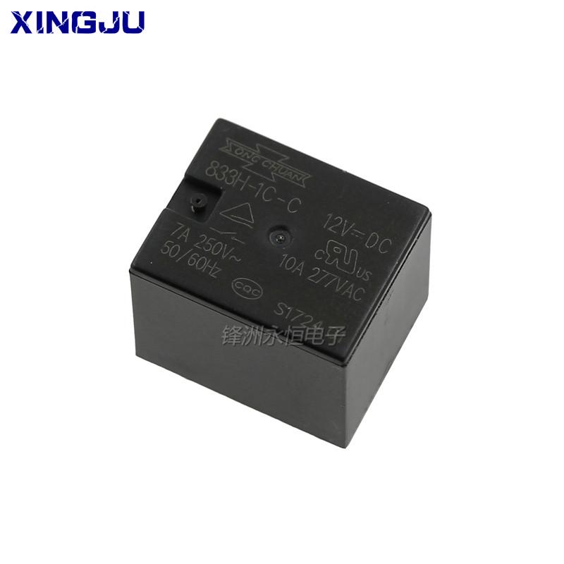 Rơ le T73 833H-1C-C - 5V / 12V / 24V 5V 12V 24V 5 Feet 7A