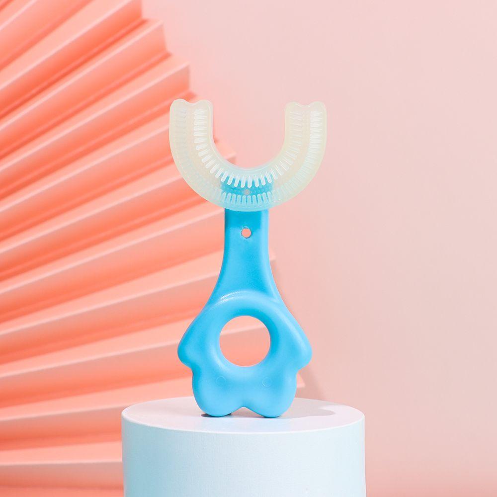 NIUYOU Bàn Chải Đánh Răng Hình Chân Mèo Xinh Xắn Cho Bé