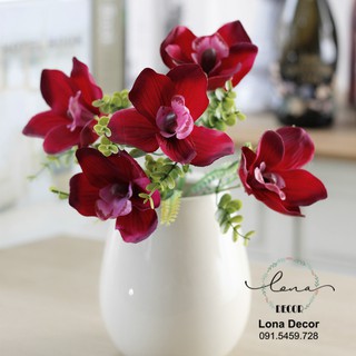 Hoa lụa - địa lan chùm