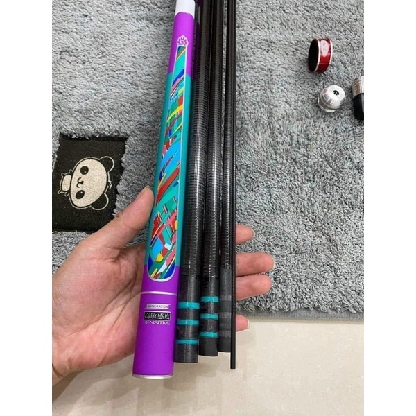 Cần câu tay Ngũ Sắc 5H28 tặng kèm 1 đọt phụ và nhẫn cao cấp