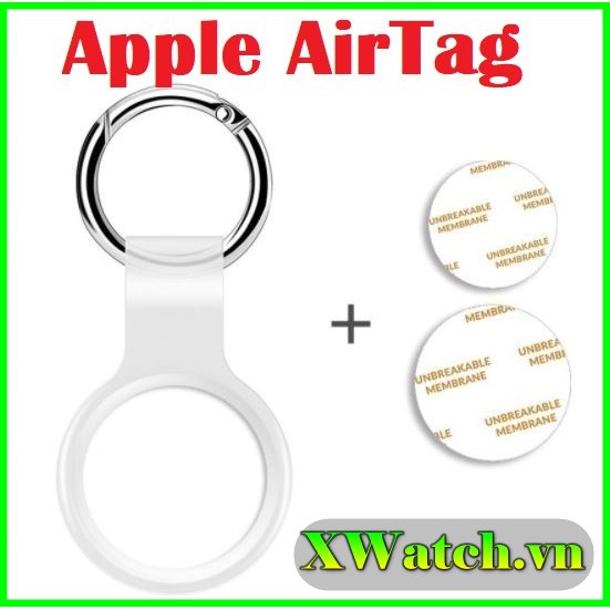 Case Silicon Airtag Móc khoá Apple Airtag trong suốt bảo vệ thiết bị chống va đập