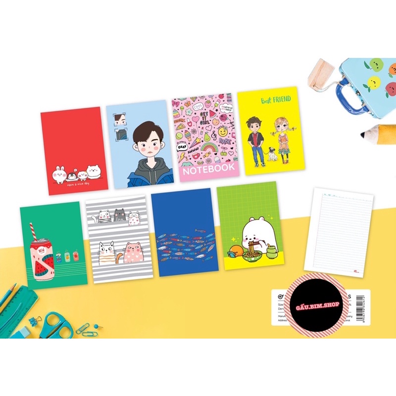 Vở kẻ ngang 120 trang chống loá cao cấp, giấy trắng tự nhiên