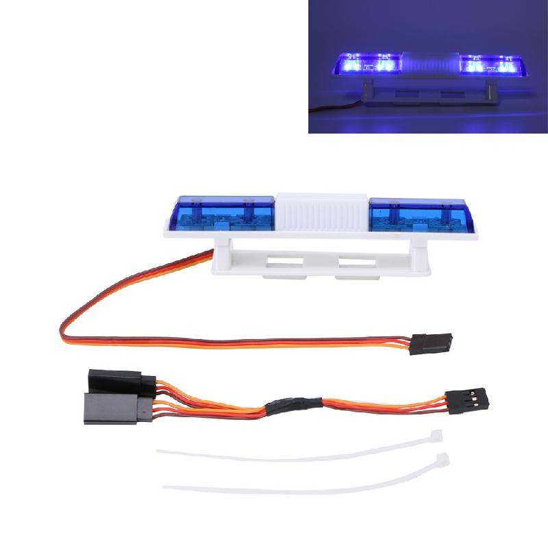 Bộ Đèn LED Cho Xe Cảnh Sát Điều Khiển Từ Xa 1 / 10 1 / 8 4WD Axial SCX10