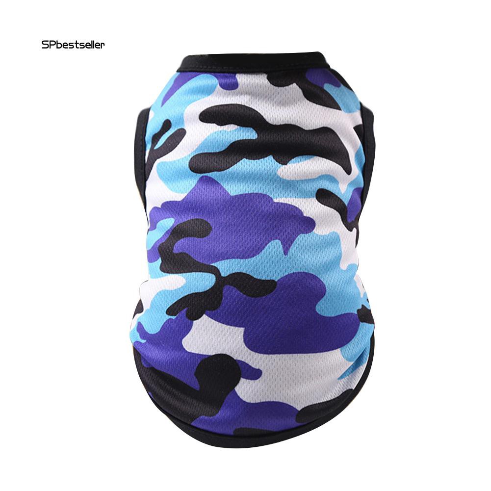 Áo sát nách họa tiết rằn ri dành cho thú cưng