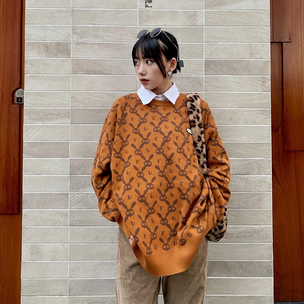 Áo Len Dài Tay Bad Rabbit PULL OVER SWEATER - Local Brand Chính Hãng