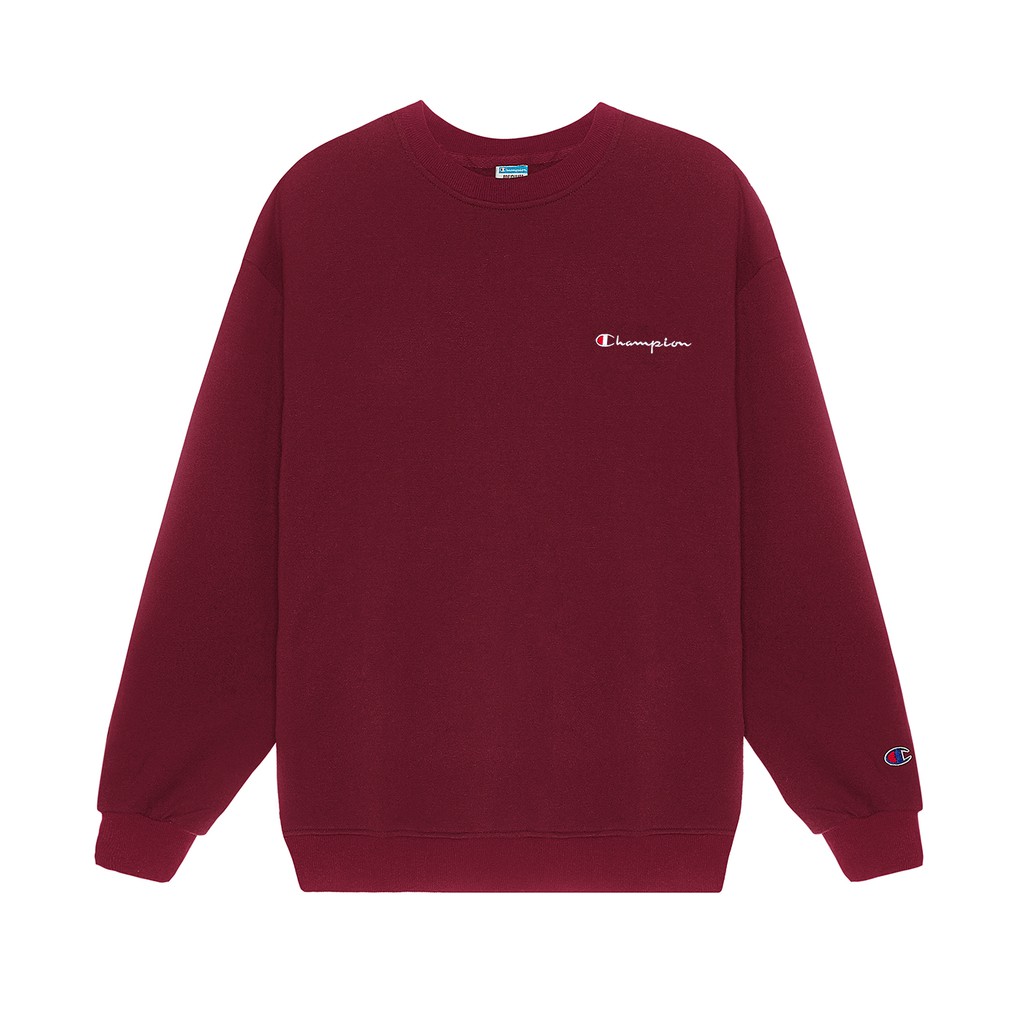 Áo Tay Dài Sweater Champion Chữ Thêu Màu Đỏ | BigBuy360 - bigbuy360.vn