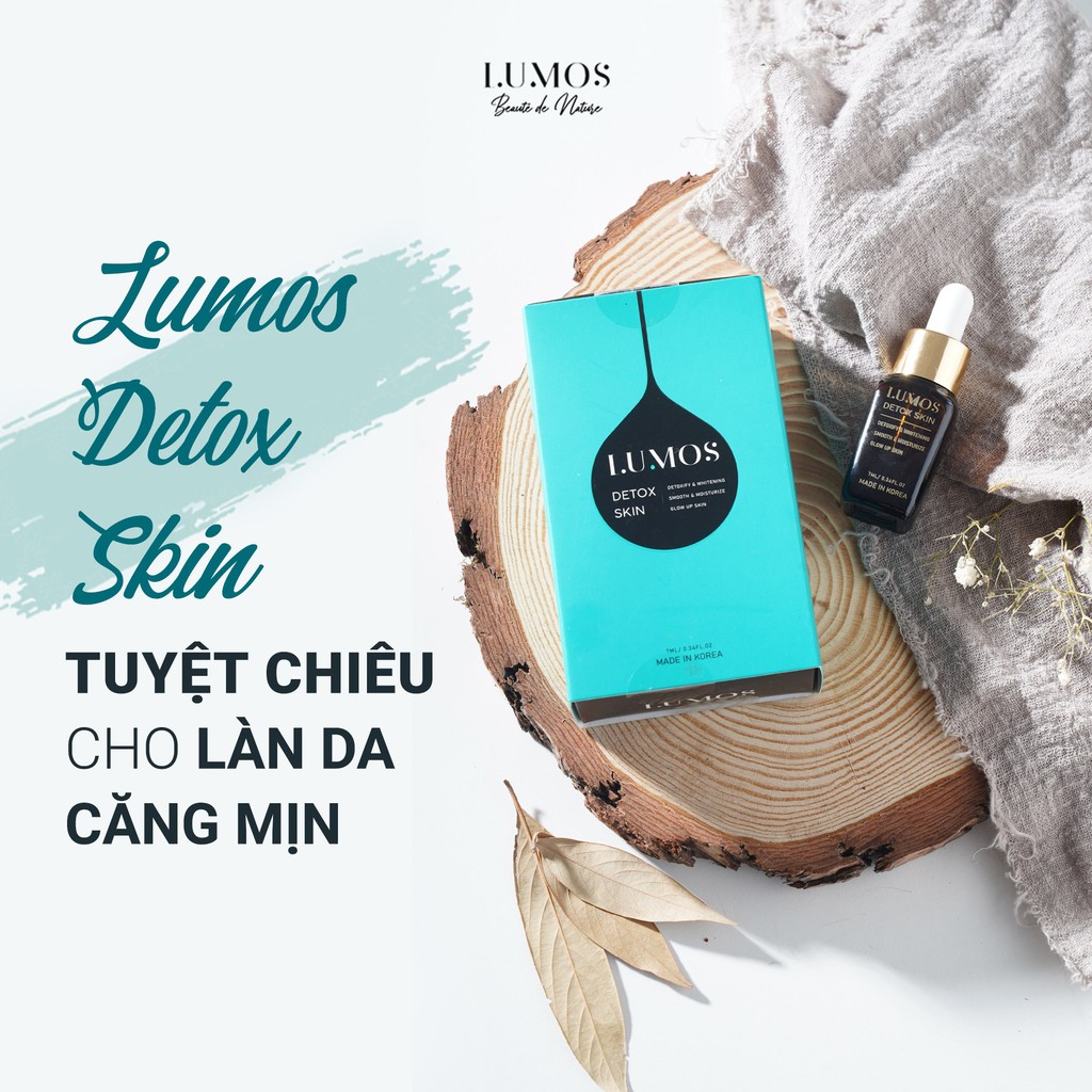 [CHÍNH HÃNG] Serum Lumos Detox Skin - Tái Tạo,Thải Độc, Dưỡng Da Trắng Sáng, Căng Bóng (7ml) | BigBuy360 - bigbuy360.vn