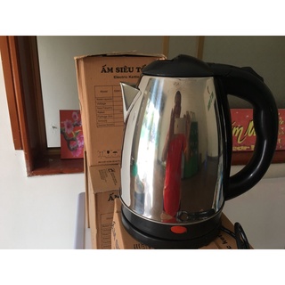 Ấm Siêu Tốc Electric Kettle 1.8 Lít (ấm Inox)