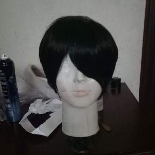 Tóc giả nam màu đen