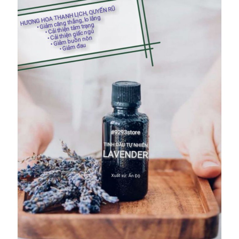 TINH DẦU THIÊN NHIÊN LAVENDER - TRÀ TRẮNG LÀM NẾN THƠM, XÔNG HƯƠNG - 9293store - 9293nguyenlieu