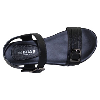 Sandal đế bằng nữ Bita's SYN.239 (Đen + Trắng + Vàng bò + Xám)