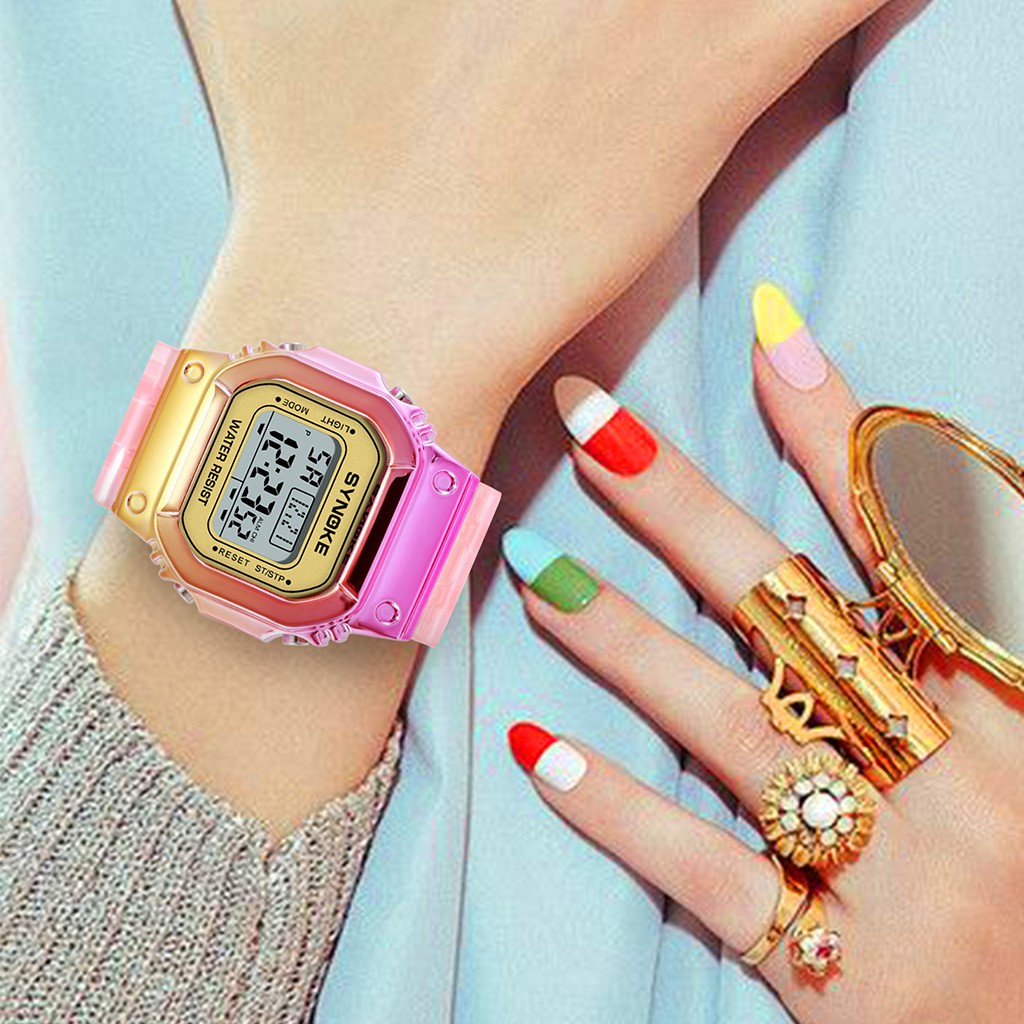 Đồng hồ Nữ thể thao SYNOKE, Trẻ Trung Cá Tính, Chống Nước Rất Tốt