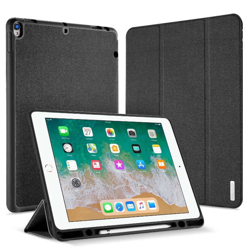 Dux Ducis Bao Da Máy Tính Bảng Chống Rơi Có Ngăn Đựng Bút Cho Ipad 9.7