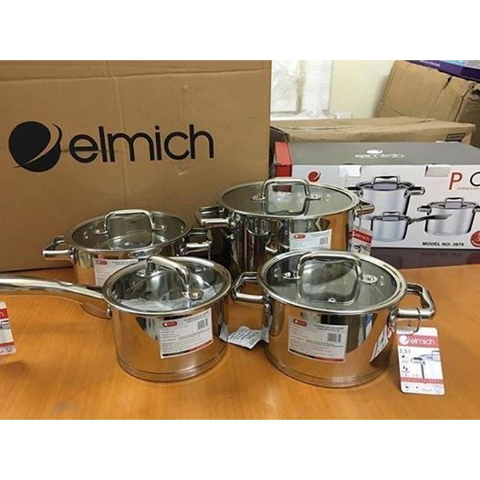 BỘ NỒI ELMICH INOX 5 ĐÁY(BỘ 4 CHIẾC) -2353670