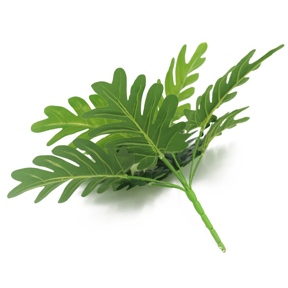 FUTURE 1  Bouquet Green Artificial Turtle Leaves Landscape Tropical Plants Simulation Grass Wedding Supply Floral|Craft Home Decoration Lifelike Palm