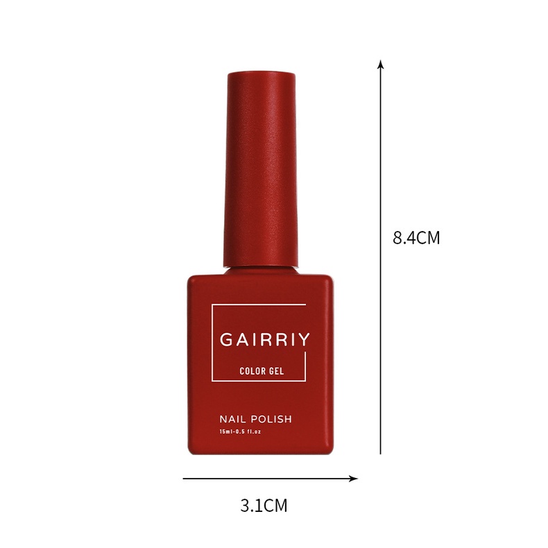 Sơn gel móng tay hơ đèn Gairriy chai15ml chăm sóc móng làm đẹp nail mi spa shop hoangnam